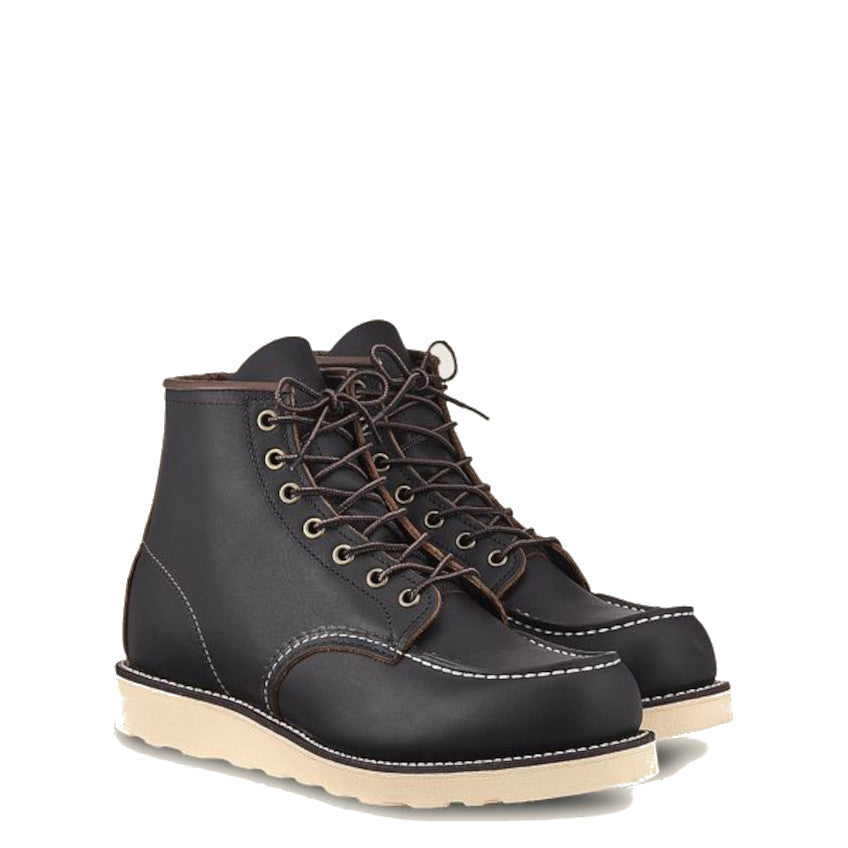 6 INCH CLASSIC MOC BLACK , #8849 – Indigo Plum Footwear & Apparel
